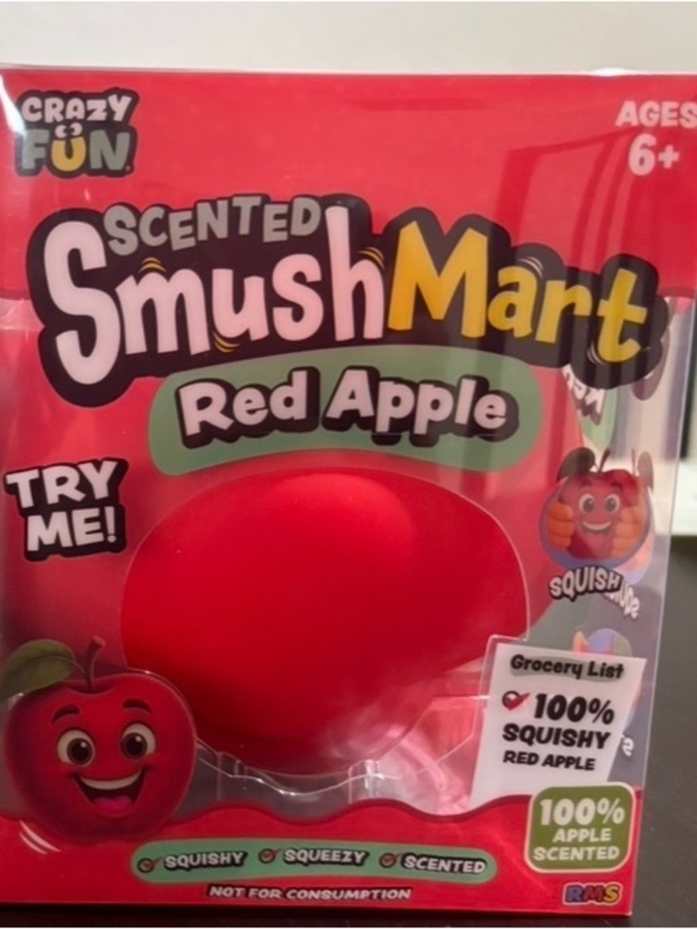🔥SmushMart Scented Red Apple squishy🔥